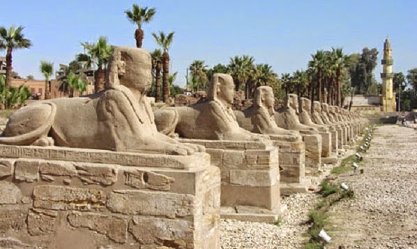 Two sections of Luxor's Avenue of Sphinxes to open Two sections of Luxor's Avenue of Sphinxes to open