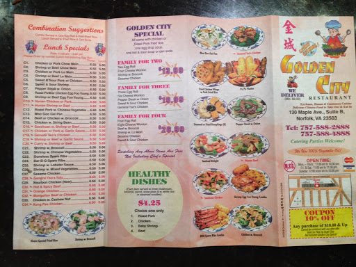 Restaurant «Golden City», reviews and photos, 130 Maple Ave, Norfolk, VA 23503, USA