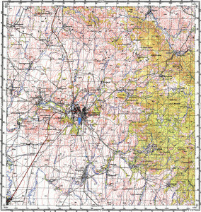 Уменьшенное изображение Карта 100k--m44-033--(1965)