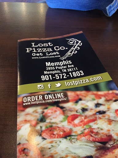 Pizza Restaurant «Lost Pizza Co.», reviews and photos, 2855 Poplar Ave, Memphis, TN 38111, USA