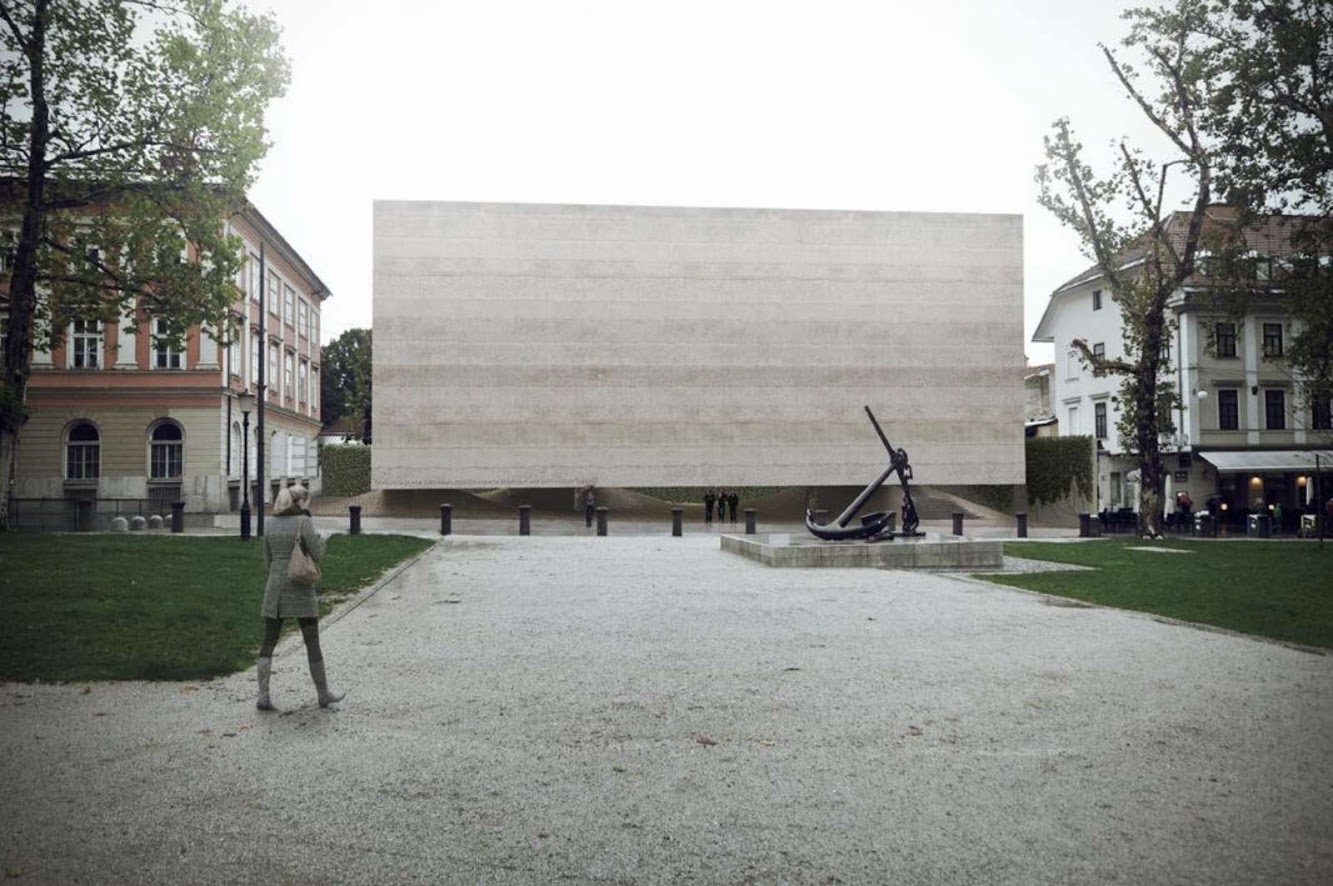 Lubiana, Slovenia: Monument For All Victims by Dekleva Gregoric Arhitekti