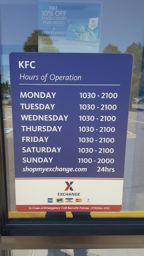Fast Food Restaurant «KFC», reviews and photos, 1533 Prussman Blvd #491, Fort Carson, CO 80913, USA