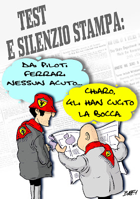 Ferrari и пресса - комикс Baffi