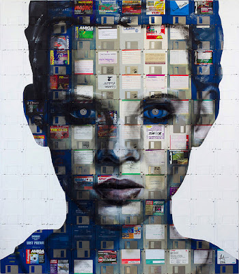 Floppy Disk Portraits by Nick Gentry Seen On www.coolpicturegallery.us Floppy Disk Portraits by Nick Gentry Seen On www.coolpicturegallery.us
