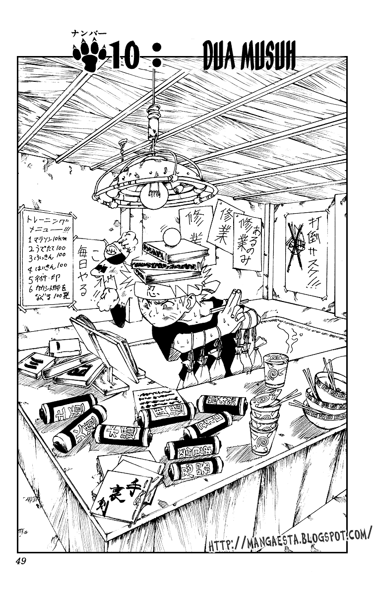 Baca Manga, Baca Komik, Naruto Chapter 10, Naruto 10 Bahasa Indonesia, Naruto 10 Online