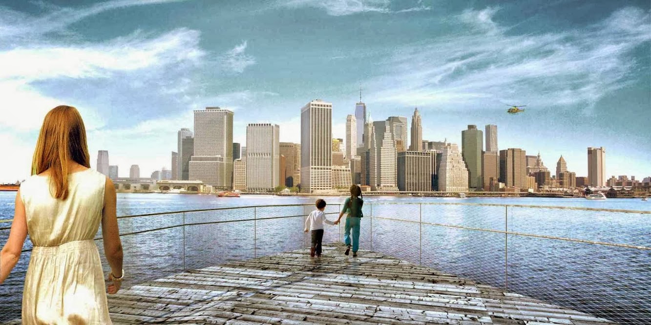 Brooklyn Bridge Park Pier 6 Viewing Platform by