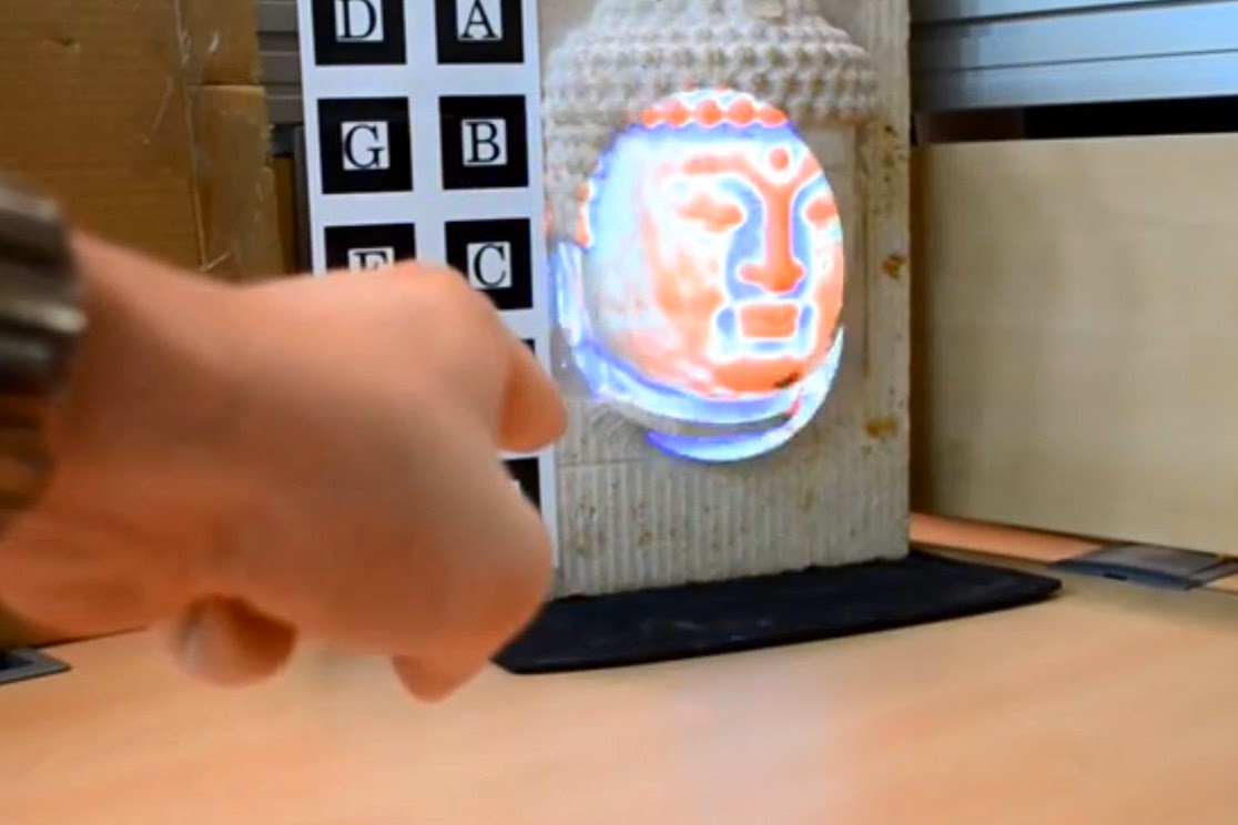 Virtual flashlight reveals secrets of ancient artefacts Virtual flashlight reveals secrets of ancient artefacts