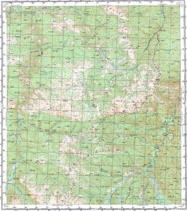 Уменьшенное изображение Карта 100k--n46-060