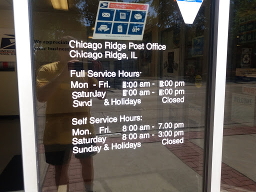 Post Office «United States Postal Service», reviews and photos, 10525 Ridgeland Ave, Chicago Ridge, IL 60415, USA