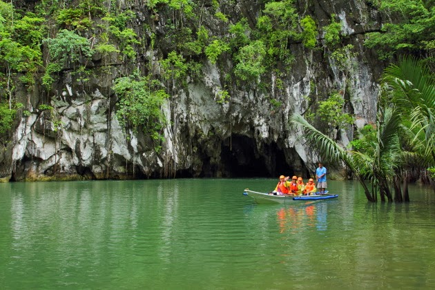 Sabang underground river - one of the new 7 natural wonders of the world