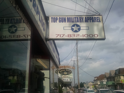 Army & Navy Surplus Shop «Top Gun Military Apparel», reviews and photos, 11 E Main St, Palmyra, PA 17078, USA