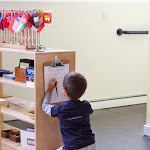 Children in Montessori elementary work largely independently. When they need help, they can often find it from a slightly older student. If that doesn't work, and a teacher is busy, they can put their name on a "help wanted" list--to ask a quick question, have work checked, or get help with work.