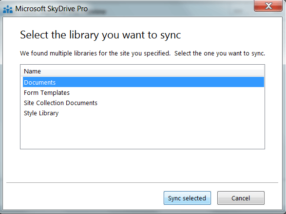 SharePoint 2013 SkyDrive