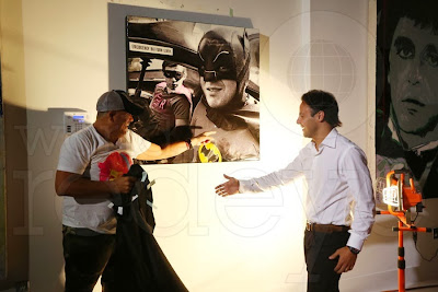 Фелипе Масса в роли Бэтмена на картине Леонардо Идальго