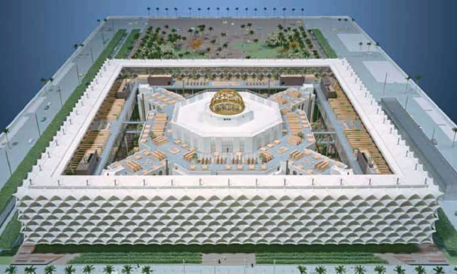 King Fahad National Library by Gerber Architekten