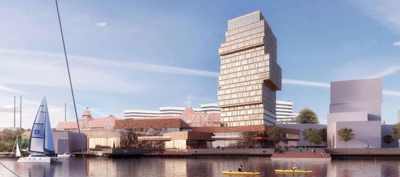 Hotel for Sønderborg Harbour Front by Henning Larsen