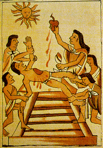 Aztec human sacrifice under the sign of the sun
