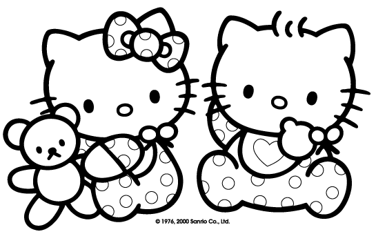 Hello Kitty on Pinterest Hello Kitty, Coloring Pages and - printable coloring pages hello kitty