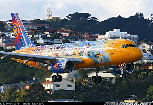 most colorful plane in the world