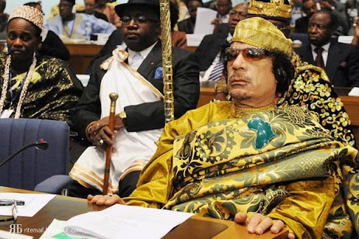 stylish libyan dictator Gaddafi