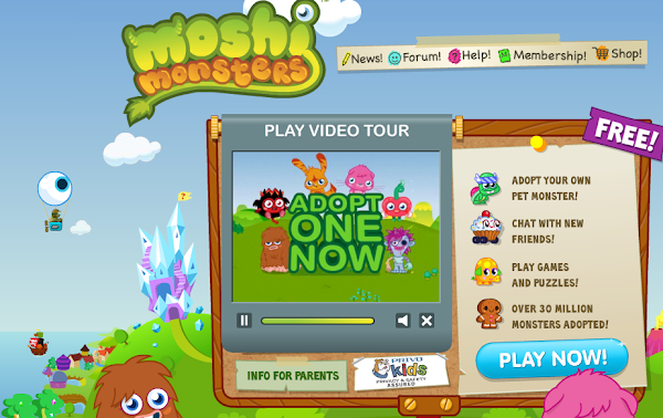 moshi monsters screenshot