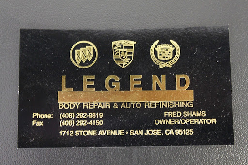 Auto Body Shop «Legend Auto Body», reviews and photos, 1712 Stone Ave, San Jose, CA 95125, USA