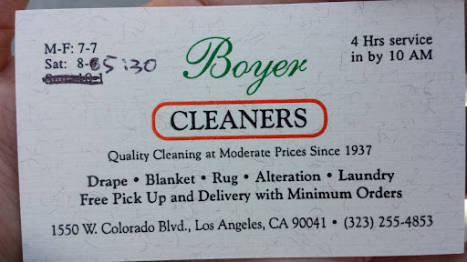 Laundry Service «Boyer Cleaners», reviews and photos, 1550 Colorado Blvd, Los Angeles, CA 90041, USA