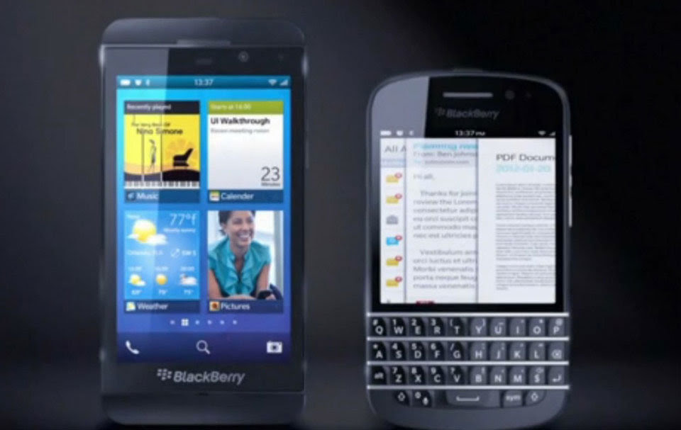 Imágenes filtradas del primer equipos con Blackberry 10