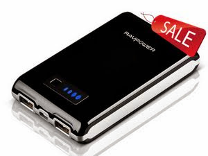 RAVPower® Element 10400mAh External Battery USB Portable Charger (Dual USB Outputs, Ultra Compact Design), Travel Charger for iPhone 6,iPhone 6 plus,iPhone 5, 5S, 5C, 4S, 4, iPad Air, 4, 3, 2, Mini 2 (Apple adapters not included); Samsung Galaxy S5, S4, S3, S2, Note 3, Note 2; HTC One, EVO, ...