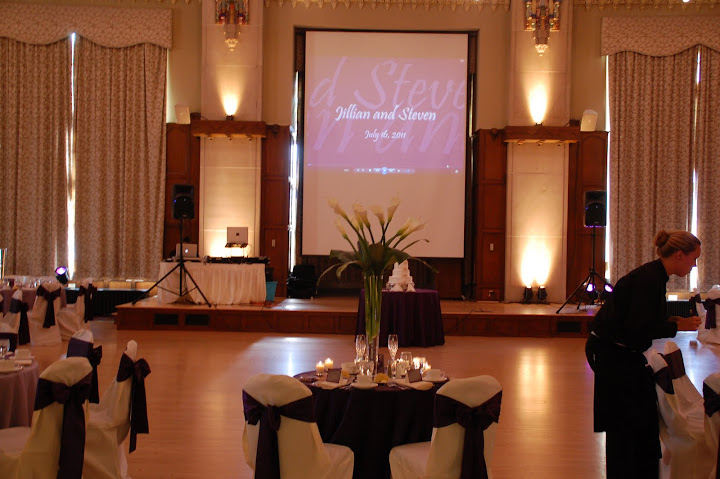 Monogram as guests walk into the room