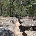 Track passing through cleft in rock (118846)