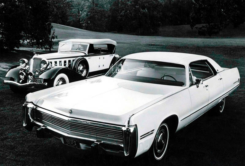 1973: Details of various Imperial models from the 1950s:
