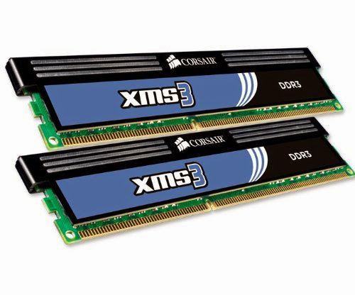  Corsair XMS3 4GB (2x2GB) DDR3 1600 MHz (PC3 12800) Desktop Memory (CMX4GX3M2A1600C8)