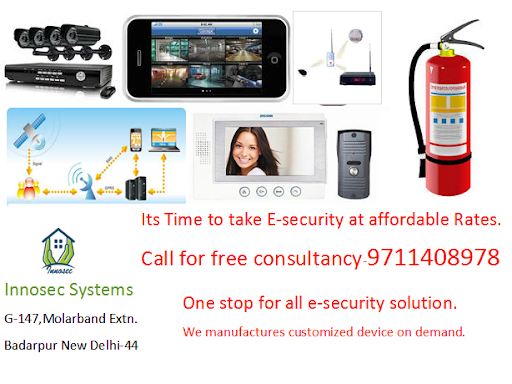 Innosec Systems, G-50/5,street no.2A,40 feet Road., Molarband Extn .Badarpur New Delhi., New Delhi, Delhi 110044, India, Security_System_Supplier, state DL