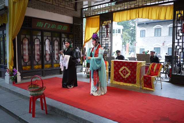 performance of Chinese opera in Guangzhou, China