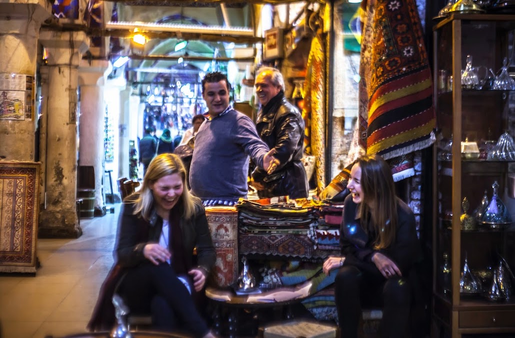 Grand Bazaar Turkish Coffee Rug Merchants