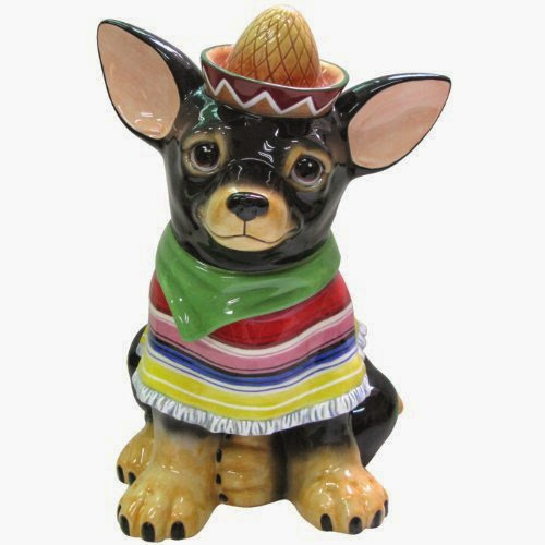Westland Giftware Aye Chihuahua Raul Cookie Jar, 12-Inch
