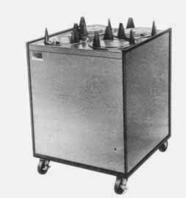  APW Wyott HML4-5 Heated Dish Dispenser w/ 4-Tubes, Maximum 5-in Dish, 120 V, Each