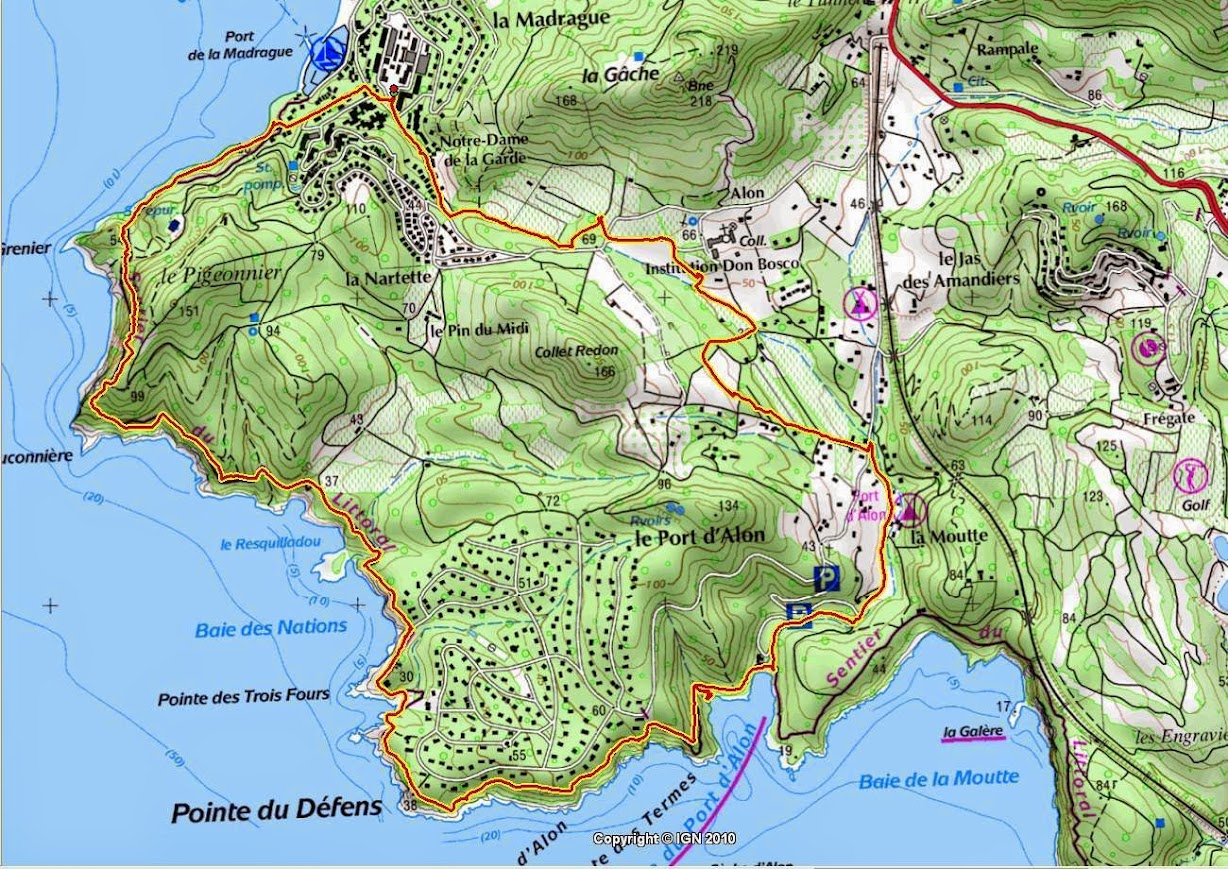 La rando à Port d'Alon-Jeudi 26 Mars 2015  Carte%2Bport%2Bd%27alon%2B26%2B3%2B2015