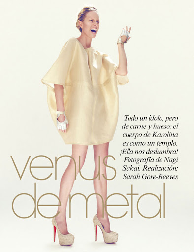 Karolina Kurkova - Vogue Mexico - Venus de Metal - Junio 2012