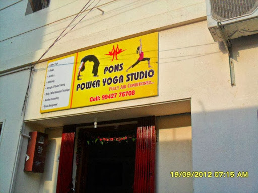 Pons Power Yoga Studio, VOC St, periyar nagar, Masakalipalayam, DJ Nagar, Peelamedu, Coimbatore, Tamil Nadu 641004, India, Yoga_Studio, state TN