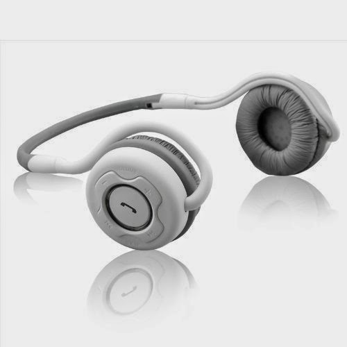  New White A2DP Wireless Music and Calling Stereo Bluetooth Headset Headphones For Samsung Galaxy Note II 2
