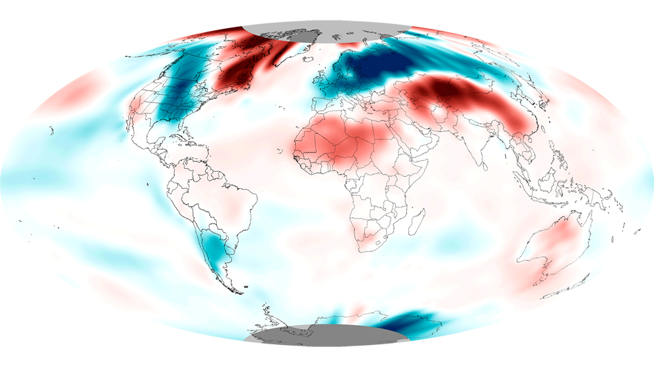 Informe climático de la Tierra. Marzo de 2013, el décimo más cálido de la historia