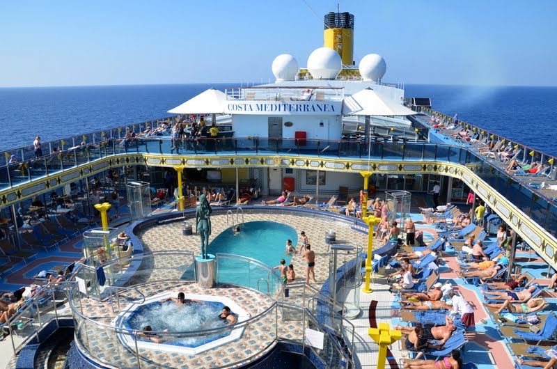 Круизный лайнер Costa Mediterranea: краткий фотообзор
