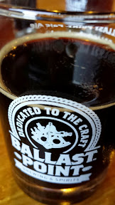 A taster of a beer at Ballast Point