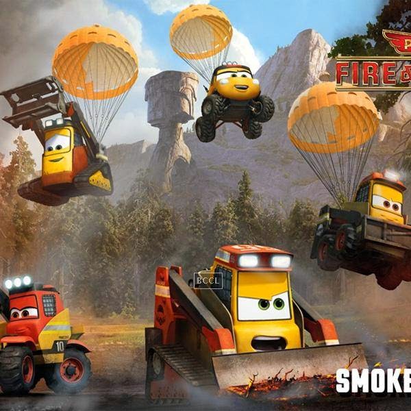 A still from the Hollywood animation film Planes: Fire & Rescue.
