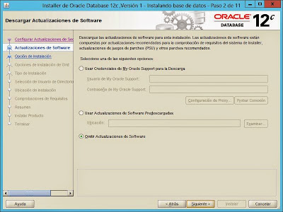 Instalar Oracle 12c Release 1 en Windows Server 2012 R2 Datacenter