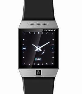  2013 New style Watch Mobile phone S5 Android 4.04 Smart Ultrathin Touch screen (Silver)