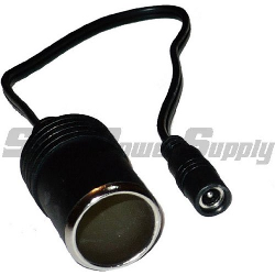 Super Power Supply® Car Cigarette Lighter Female Socket to 5.5mm x 2.1mm 5.5x2.1 Barrel Connector Plug Adapter