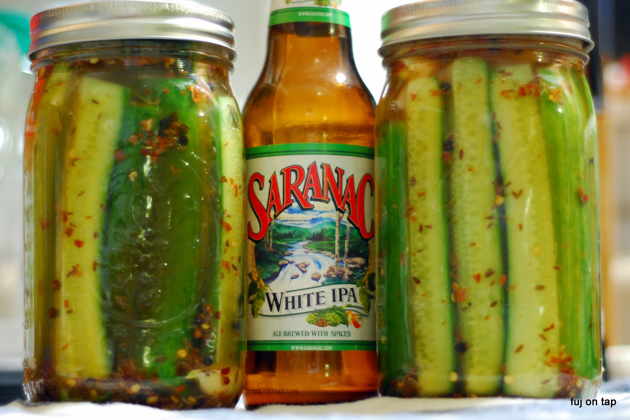 Spicy Garlic Dill Beer Pickles